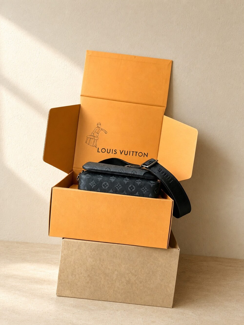 Louis Vuitton Trio Monogram Eclipse Reverse Messenger Bag - Picture 3 of 8